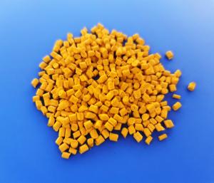 Wholesale Home Appliances Parts Yellow Masterbatch Supeiror Dispersion PP ABS PS Film Injection from china suppliers
