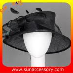 Elegant design sinamay Church hats for lady with assorted colors ,trendy Sinamay