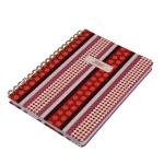 140*210mm Organizer Planner Book A5 Gold Wire 120GSM Fabric Cover Diary Coils