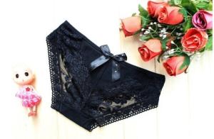 Wholesale Sexy Sheer Thong with strap bowknot from china suppliers
