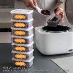 Leakproof Food Container Refrigerator Food Container Sealed Lid Large Capacity