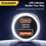 ESSAGER ES-CC16 Series USB A+USB C Cell Phone Quick Charge Car Charger Outlet