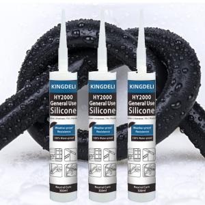 Wholesale Bathroom Silicone Neutral Glass Glue , Transparent Neutral Silicone Sealant from china suppliers