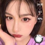 ODM Realistic Circle Black Rim Contact Lenses 14.5mm For Big Eyes