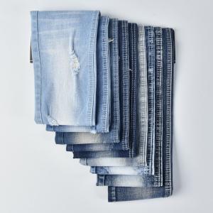 Wholesale 62'' Width Stretch Denim Fabric Cotton Polyester Spandex QY017-1 9.5 oz from china suppliers
