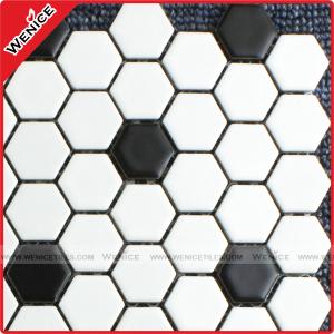 Wholesale Manufacturer mixed color hexagon swimming pool mosaic from china suppliers