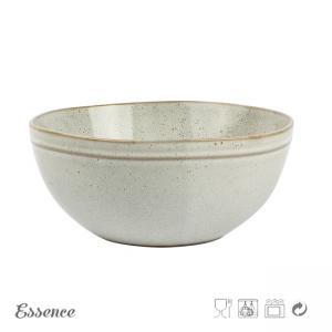 Wholesale Round Ceramic Soup Bowls Custom Stoneware Reactive Glaze 7.5 Inch / 6.9 Inch from china suppliers