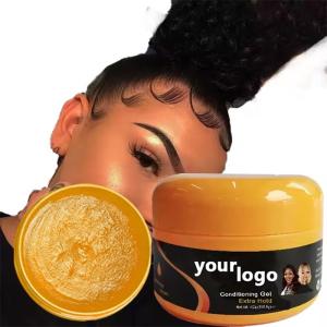 Wholesale Unisex Hair Edge Control No Label 4oz Braid Gel for African Strong Hold Braiding Gel from china suppliers