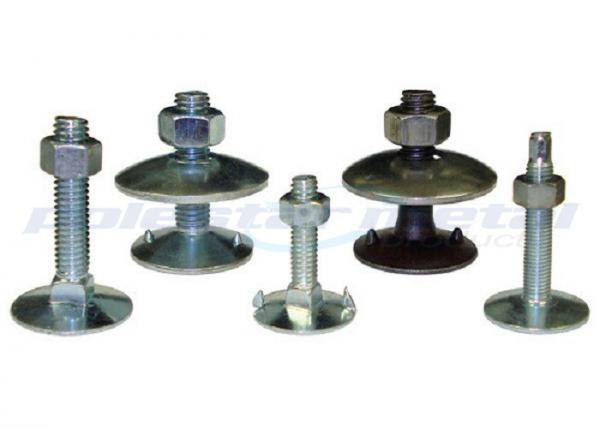 Quality Grade 6.8 Carbon Steel Flat Countersunk Head / Fanged Elevator Bolts DIN 934 for sale