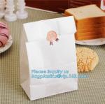 Cheap customized cute bread coffee kraft paper bag craft paper bags for gift