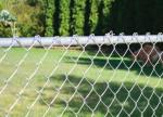 Galvanized Diamond Chain Link Fencing 2inch 4 Ft 9 Gauge Chain Link Fence