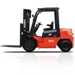 3 Stage Forklift Truck Diesel 3000kg Rated Capacity With 180 Degree Rearview