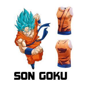 Wholesale Summer Bodybuilding T Shirts For Male / Dragon Ball Z Tees Son Goku Vegeta Tops from china suppliers