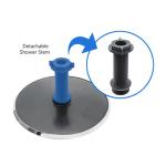 Grey Color Overhead Rainfall Shower Head For Shower Cabin / Steam Shower Room