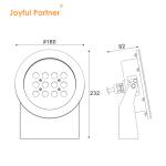 Garden LED Underwater Spot Light IP68 Colorful Waterproof Outdoor LED Spotlights