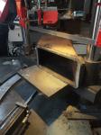 0.09kw Double Column Horizontal Cnc Bandsaw Cutting Machine