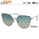 Hot Sale Mirrored Metal Sunglasses , UV 400 protection lens,suitable for men and