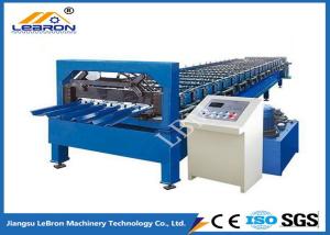 Wholesale New YX35-125-750 color steel tile roll forming machine PLC controlled roof sheet roll forming machine from china suppliers