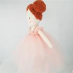 PP Cotton Stuffed Toys Soft Fabric To Create Chinese Suit Girl