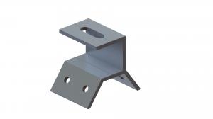 Wholesale Trapezoid Aluminum Solar Panel Metal Roof Clamps Frameless Racking from china suppliers
