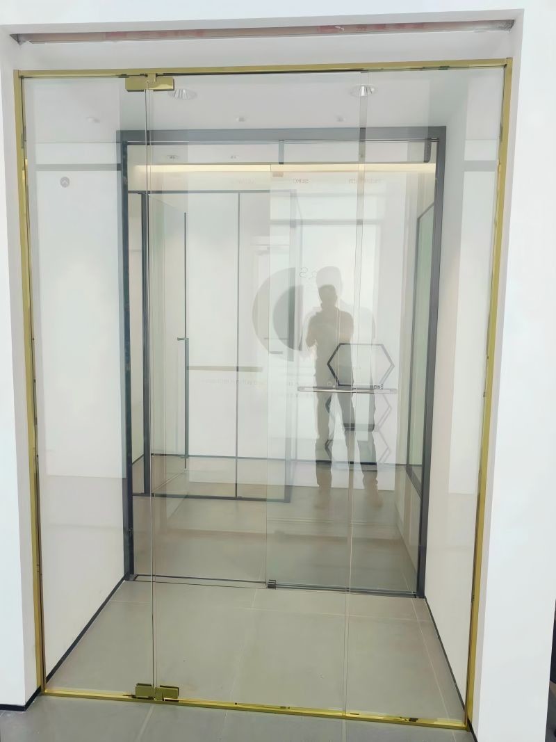 Casting Glass Shower Door Hardware Inside And Outside Easy Installation
