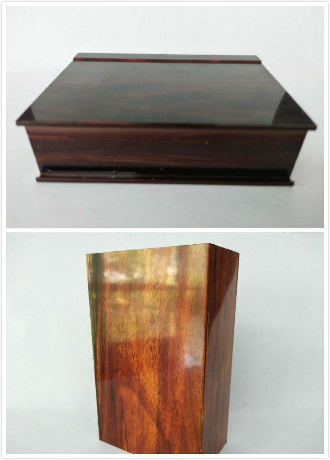 Square Wood Grain Wardrobe Frame Aluminium Profile For Construction Material