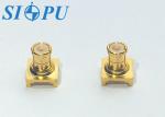 MCX Male RF Coaxial Connector PCB gold-plating Soldering