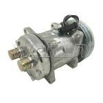 Universal Truck AC Compressor 12V Air Conditioner Pumps 7H15 2PK For Caterpillar