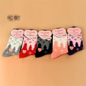 Wholesale Wholesale classic christmas patterned design thick winter AZO-free wool socks for women from china suppliers