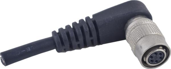 6 Pin Hirose Cable Right Angle HR10 6S Cicular Connector For Industrial Camera