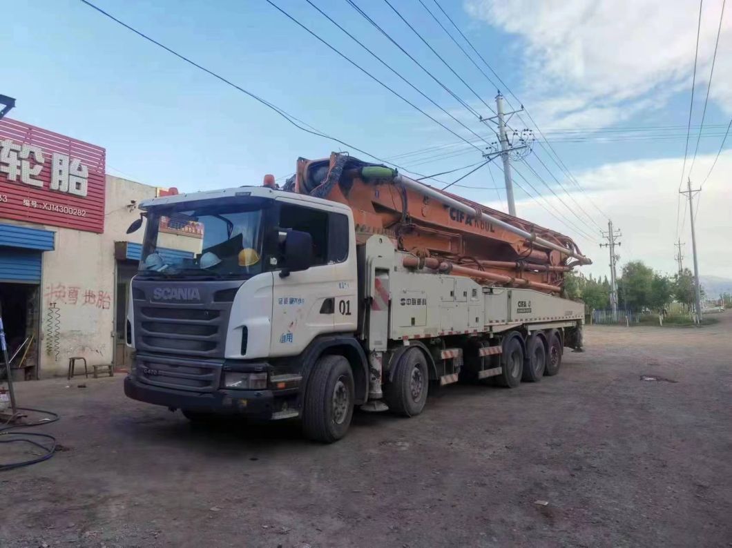 2012 Cifa 60m Used Concrete Pump Truck Mercedes Benz Chassis