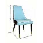 Leather And Upholstered Armrest Dining Chairs Mustard Contemperary