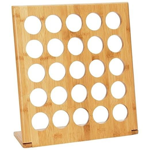Natural Bamboo Coffee Holder , Wood Coffee Capsule Holder For Office / Home