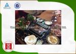 Dual Use Korean Rectangular Commercial Barbecue Grills Professional Bbq