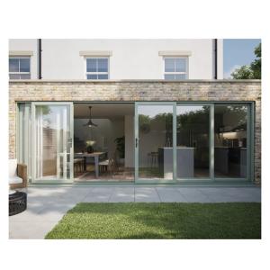 Wholesale Energy Residential Sliding Door with 1.4mm Aluminum Wall Thickness and Thermal Break from china suppliers