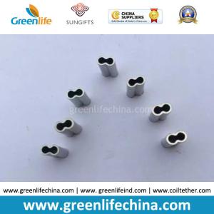 Wholesale 8shape Aluminum Material Crimp in Different Size Silver Color for Fastening Wire/Plastic Cord from china suppliers