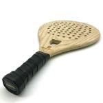 Nature Wooden Paddle Racket Personalized Beach Tennis Paddle Racquets Customized