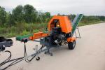 30 Ton 18HP Gasoline Deizel Log Wood Splitter For Log Forest 2300x1250x1750mm