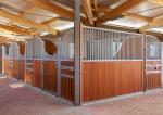 Freedom Horse Stalls | System Horse Stalls in black coating and bamboo wood