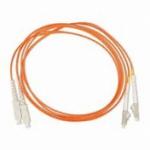 Gigabit Ethernet SC to LC Duplex Multimode 62.5 / 125 μm Fiber Optic Patch Cord