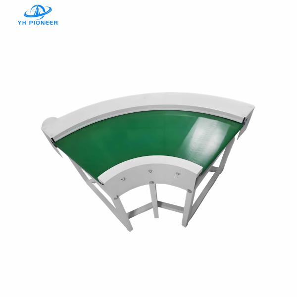 Durable Stainless Steel Turning Belt Conveyor With Customizable 300~1000MM