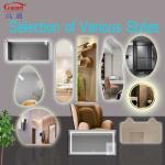 Touch Switch Led Mirror Smart Fitness Waterproof Bathroom Backlit Glass Bath
