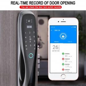 China Biometric Smart Door Lock Aluminum Alloy Home Fingerprint Door Lock on sale