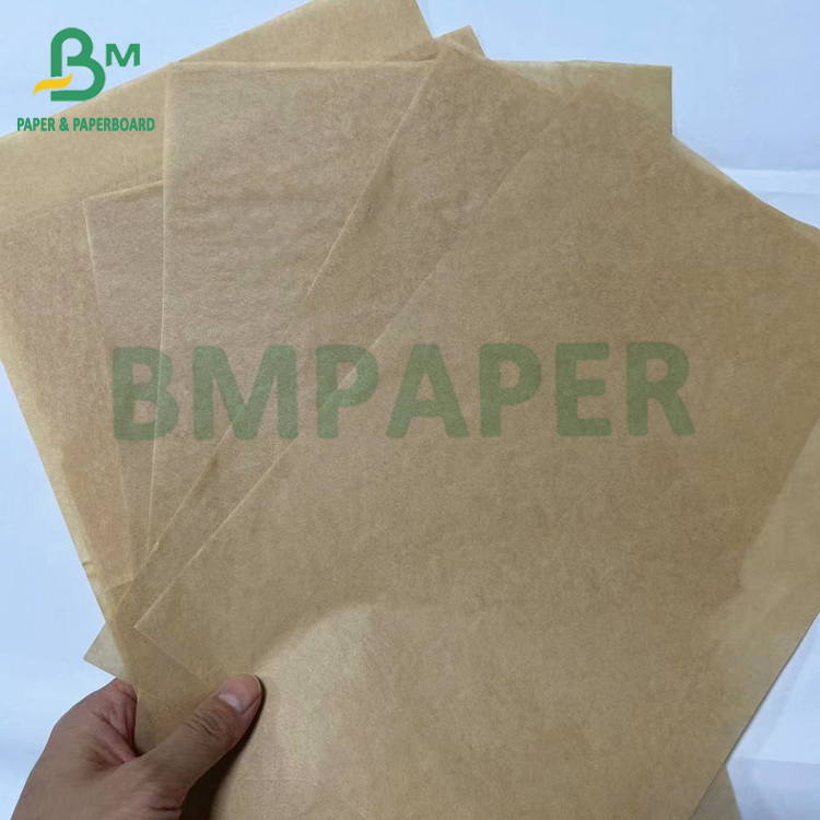 38 Gsm Eco-Friendly Grease Resistance Kraft Paper For Snack Food Wrapping