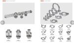 Food Grade Sanitary 304 Stainless Steel Pipe Fittings Feruule Single Pin Clamp