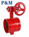 AWWA C509/C515 grooved butterfly valve
