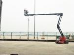 CE Certified France Design Electric Articulated Boom Lift 16m Working Height
