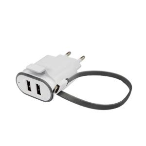 Wholesale Folding Dice Usb Wall Charger Outlet Adapter 5V 2.1A Dual Port Fashion Appearance from china suppliers