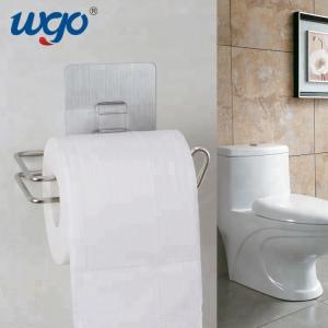 China Damage Free Mounting Toilet Roll Holder Self Adhesive Installed Bathroom on sale