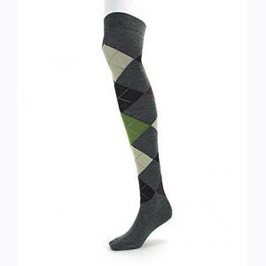 China Argyle Pattern Over The Knee Socks on sale